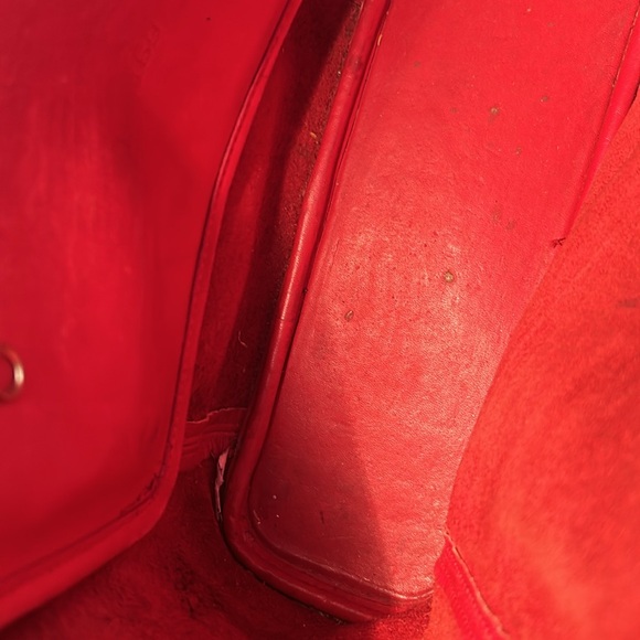 Vintage Coach Red Erickson Shoulder Bag - Picture 8 of 11